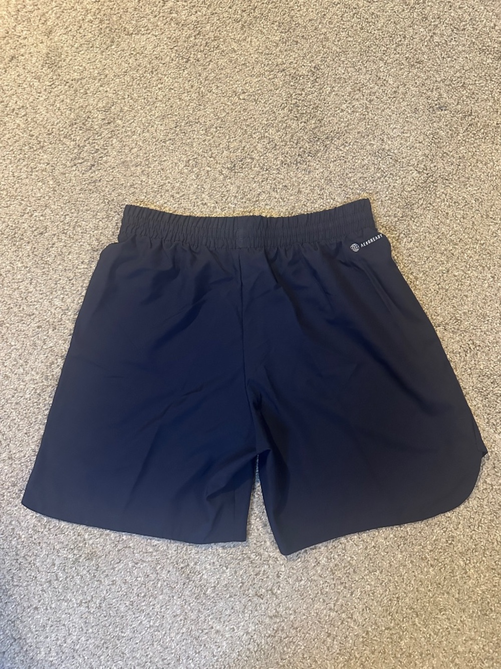 Mens Medium Navy Blue Adidas Running Shorts - Picture 2 of 7